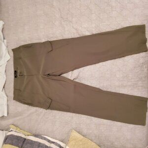 Kenneth Cole Olive Tech Cargo-Style Pants 34W